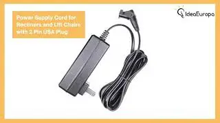 Power Supply for Recliners, Lift chairs  and Serta Push-Button Replacement CR-47714, CR-48044