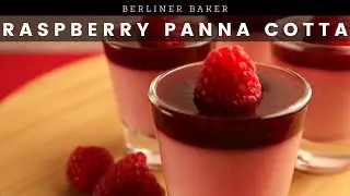 RASPBERRY PANNA COTTA | Homemade | No Bake Dessert