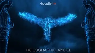 Holographic Angel - 3D Animation