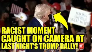 EVERYONE MISSED This RACIST MOMENT At Yesterday&rsquo;s TRUMP RALLY🚨