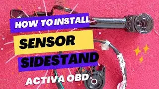 2023 Honda Activa OBD how to Sensor SIDEsTAND install