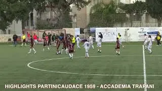 PARTINICAUDACE 1959 VS ACCADEMIA TRAPANI 2 -1 RETI