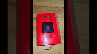 ELEVATOR FIREMANS SWITCH