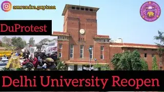 Finally Delhi university Reopen ✌
