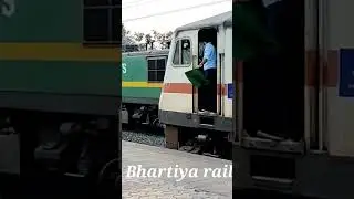 TRain Departure loco pilot #shorts 🥰#shortvideo #shortsfeed 😍❤️