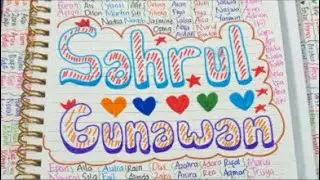 Tulis Nama Yuk Guys😍