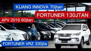 STOK TERBARU DI BULAN RAMADHAN FORTUNER 130jtan CASH PRABU MOTOR