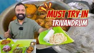 Night Food at Trivandrum - Thattu Dosa, Rasa Vada, Chicken Porichathu, Beef Fry 😋