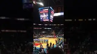 Demetria McKinney Perform at Atlanta Dream Game - Philips Arena - June 7, 2015 in Atlanta, GA