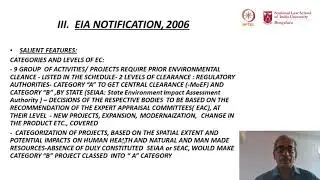 mod04lec21 - EIA Notification, 2006-I