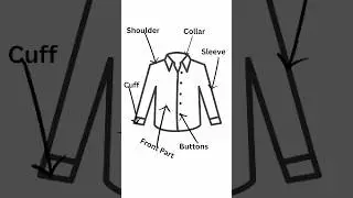 Shirt Parts Names                             #shirts #shirtpartname #laundry #shortvideo