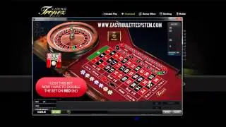 Casino Tropez Roulette System in Action by EasyRouletteSystem.com