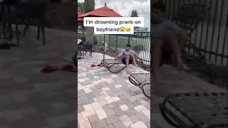I&rsquo;m DROWNING prank on my BOYFRIEND! 😰😱 (he saves me) #shorts