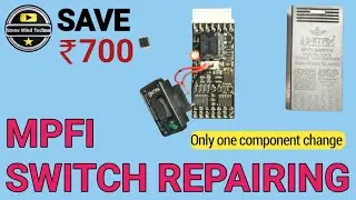CNG CAR MPFI SWITCH REPAIRING||AUTO CHANGE PETROL TO CNG MPFI SWITCH