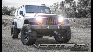 ORACLE Lighting Vector&trade; Series Grill for the Jeep Wrangler JK