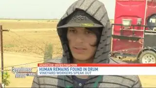 Body in 55-gallon drum: 