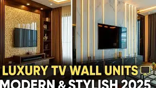 100+ Luxury TV Wall Unit Designs 🖥 | Modern Living Room & Stylish Cabinet Ideas 2025