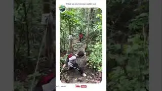 sudah tau turunan malah lari