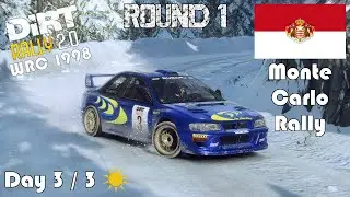 WRC 1998, Round 1 - Monte Carlo Rally - Day 3 AM: SS9 + SS10 - DiRT RALLY 2.0 - Subaru Impreza 22B
