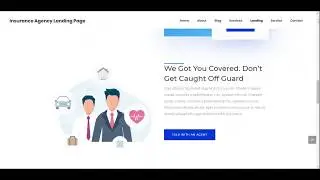 Insurance Agency Website Theme