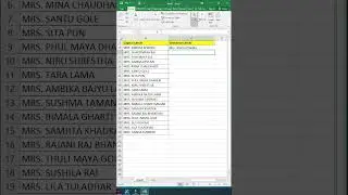 Capital Letter To Sentence Letter In Excel Easy way | Nabin Shrestha