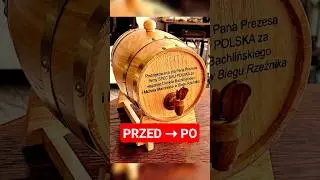 Zwykła beczka &rarr; wyjątkowy prezent 🎁 | DIY grawer laserowy