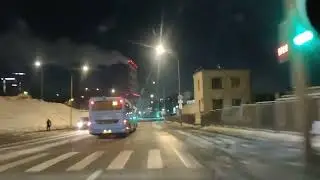 Morning Drive in Moscow: A Relaxing Ride from Mitino to Tyoply Stan