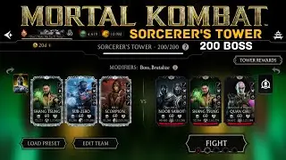 MK Mobile Sorcerer's Tower 200 Boss: Top Heroes and Team Builds #Ak_Gaming1997 #mkmobile