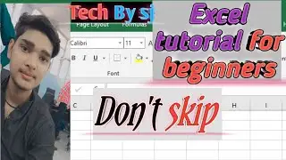 Excel tutorial for beginners/Excel tutorial for beginners
