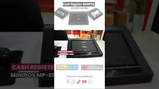 Mesin kasir Android ECR (Electronic #CashRegister ) Real All In One MP-E100 dilengkapi #minipos