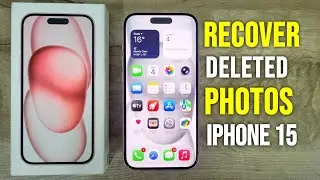 iphone 15 me delete photo wapas kaise laye | recover deleted photos iphone 15 