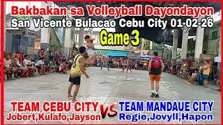 Game3;Decision,Team Jobert,Kulafo,Jayson Vs.Team Regie,Jovyll,Hapon.