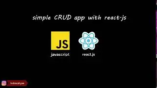 CRUD reactjs - simple CRUD app with reactJS