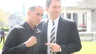 JAMES DeGALE & EDDIE HEARN - JAMES DeGALE JOINS THE MATCHROOM STABLE / PHOTOCALL