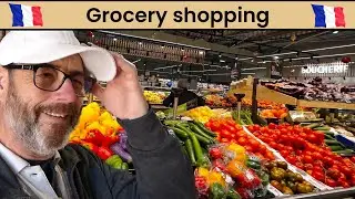 Visiting a French supermarket