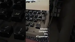 #Typewriter Antares Compact, #60s #vintage #writer #write #writersofinstagram #writing #madeinitaly