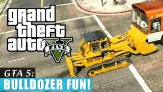 Bulldozer GTA : Online Funny Moments