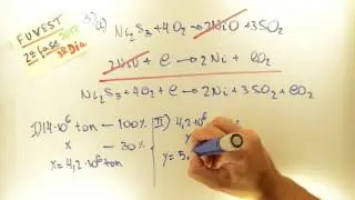 Produção NÍQUEL FUVEST 2017 - Química Q03 - Cálculo Estequimétrico - 2fase3dia - Aulas A+ Resolve