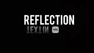 How to make Text Reflection edit in Vn video editor|| PHONOGRAPHY