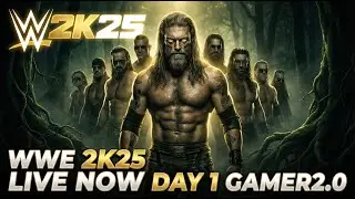 🔥 WWE 2K25 LIVE 🔥 Roman Reigns Mode | Extreme Fight | Day 1 | Gamer2.0