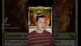 Anzrag, the Quake-Mole!! #tcg #mtg #mtgcommander #magicthegathering #edh #spoiler