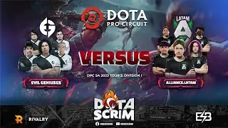 Evil Geniuses vs Alliance.LATAM - DPC SA 2023 Tour 2: Division I - Game Highlights - BO3