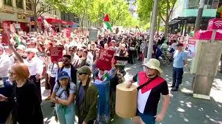 Protest against the ongoing genocide in Gaza filmed from the beginning to the end of the march