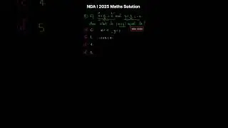 NDA Maths Tricks || NDA MATHS Solution 2025 || Short Tricks Chapter Wise🥳