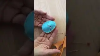 Sew a simple fillable Easter egg #shorts