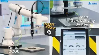 D-Bot DC06 & Delta Smart Screwdriving System Precision Cobot Assembly Made Easy| Hannover Messe 2025