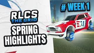 THE GRID - Spring Week 1 Highlights | RL Esports