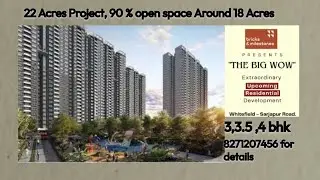 Bricks & Mile Stone | The Big WOW in  Gunjur Whitefield Road call 8271207456 to complete details.