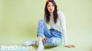 How to Make Your Own DIY Painted Jeans | Haute Made | Teen Vogue