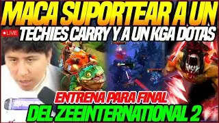 😲MACARIUS se H4RT4😲x SUPORTEAR a UN TECHIES HC y un KGA DOTAS, ENTRENA para la FINAL contra KINGTEKA